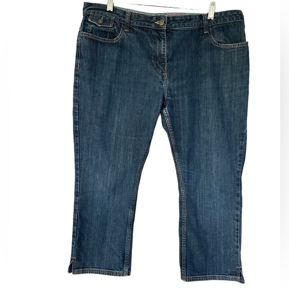 BODEN Capri Women's Size 14R Jeans Mid-Rise Color Blue. - Picture 1 of 6